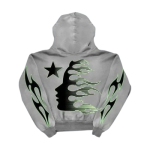 Grey Hellstar Hoodie