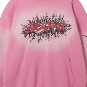 Hellstar Brain Pink Hoodie