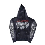 Hellstar Airbrushed Skull Hoodie (Black)