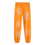 Hellstar Closed Elastic Bottom Fire Orange Sweatpants