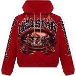 Hellstar Halloween Skeleton Red Hoodie