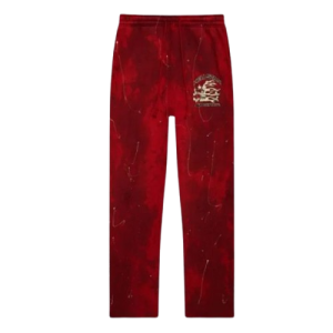 Hellstar Red Tye-Dye Sweatpants