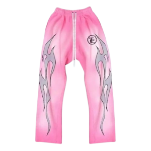 Hellstar Studios Flame Sweatpants Pink