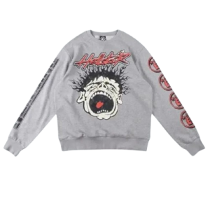 Hellstar Studios Records Sweater Grey