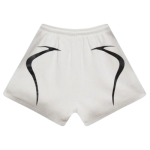 Hellstar White and Black Shorts