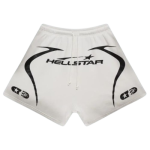 Hellstar White and Black Shorts