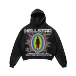 Black-Hellstar Stay in Peace Hoodie