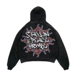 Black-Hellstar Stay in Peace Hoodie